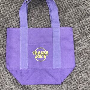 Trader Joe’s Purple Tote Bag